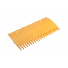 Гребенка центральная эскалатора SCE пластиковая желтая 22 зуба DSA2001489-M LG Sigma